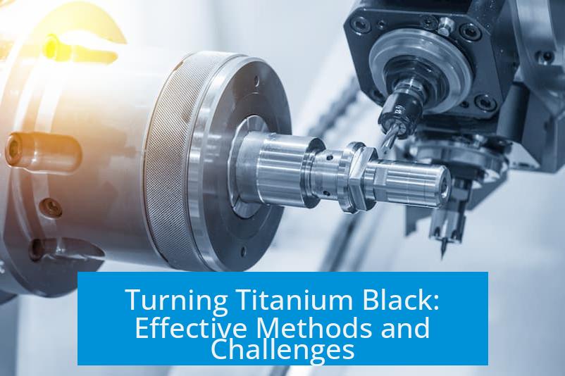 Turning Titanium Black: Effective Methods and Challenges
