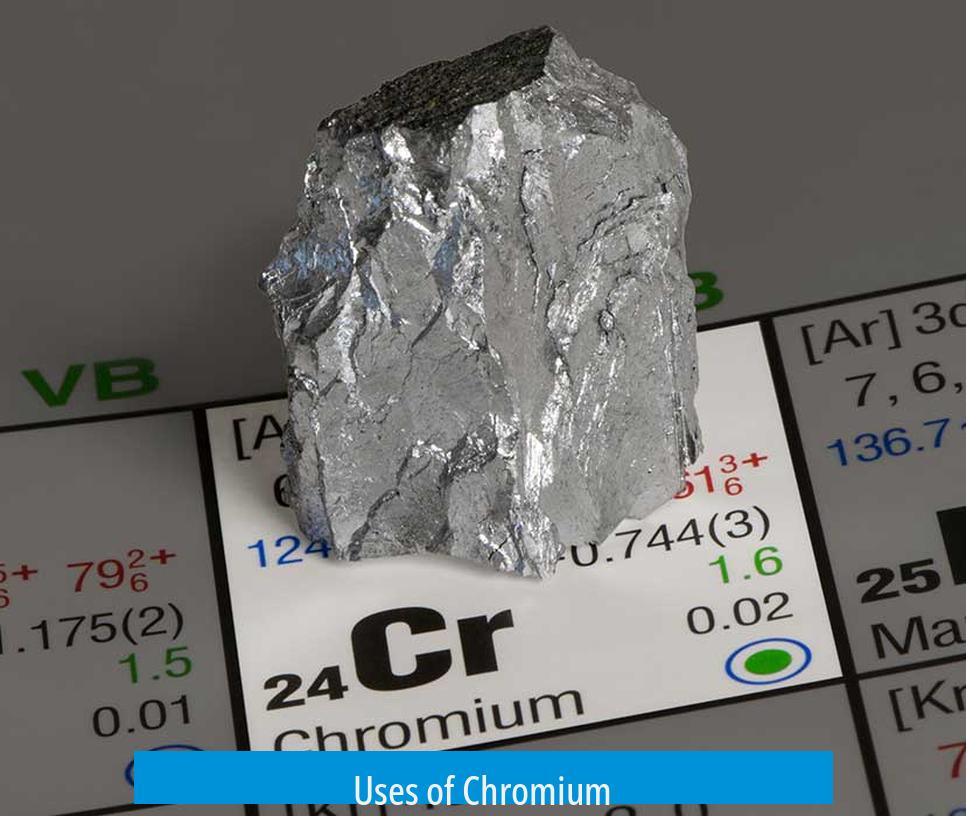 Uses of Chromium
