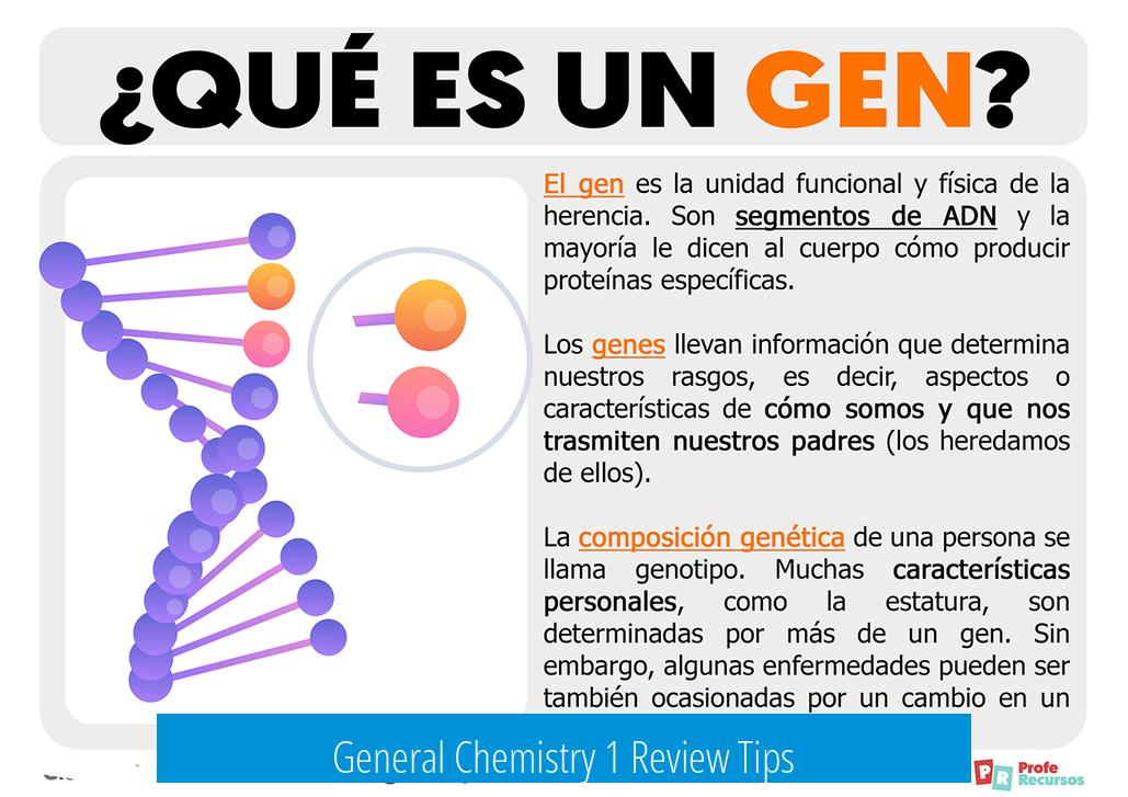General Chemistry 1 Review Tips