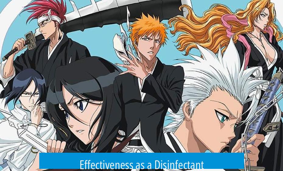 Effectiveness as a Disinfectant