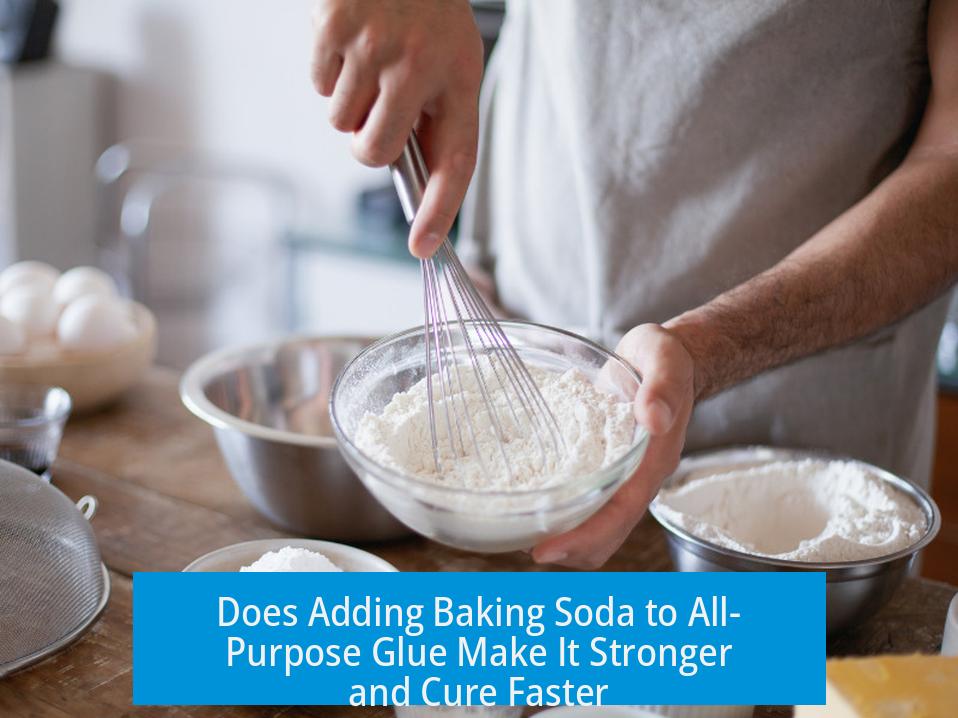 Does Adding Baking Soda to All-Purpose Glue Make It Stronger and Cure Faster?