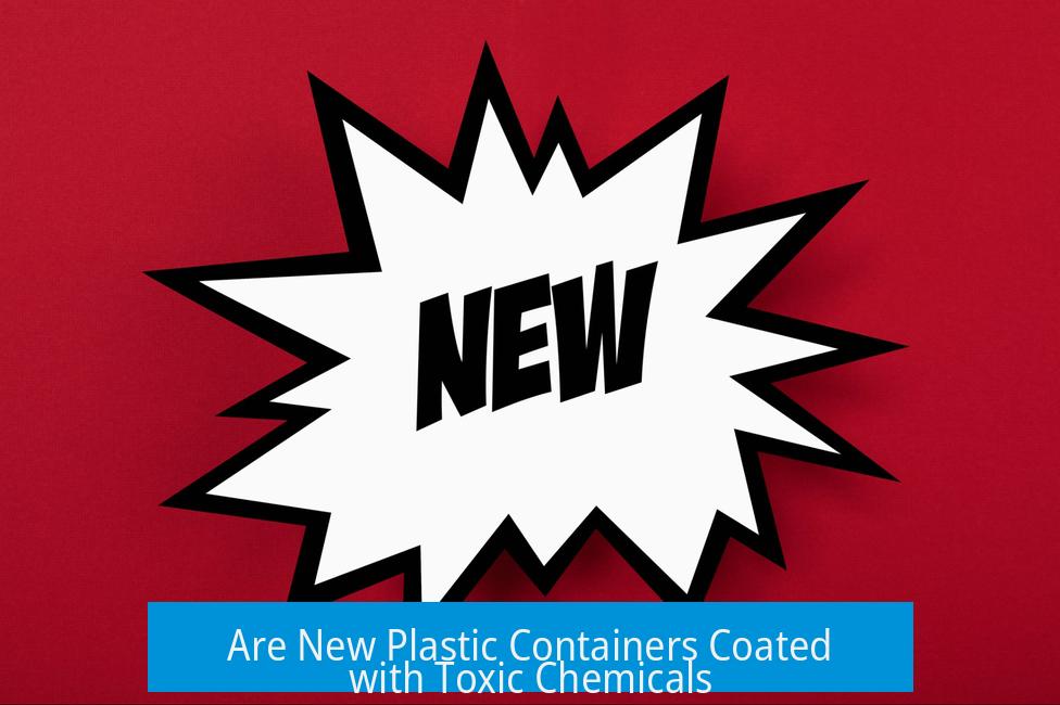 Are New Plastic Containers Coated with Toxic Chemicals?