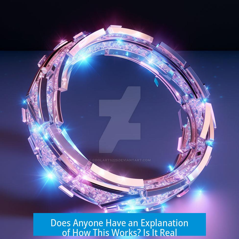 Does Anyone Have an Explanation of How This Works? Is It Real?