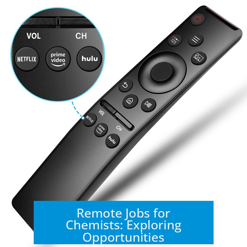 Remote Jobs for Chemists: Exploring Opportunities
