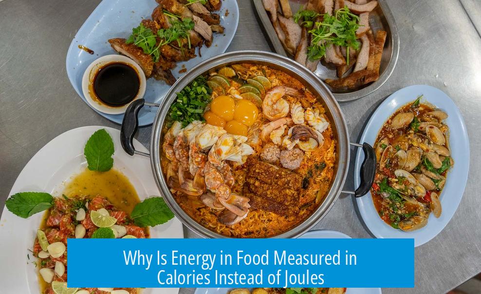 Why Is Energy in Food Measured in Calories Instead of Joules?