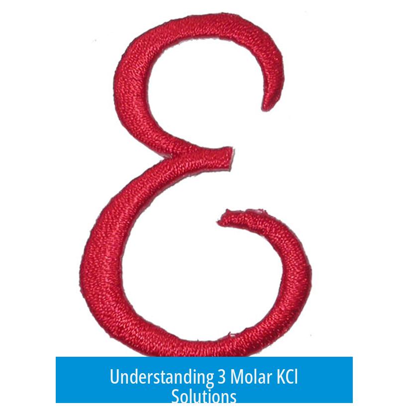 Understanding 3 Molar KCl Solutions