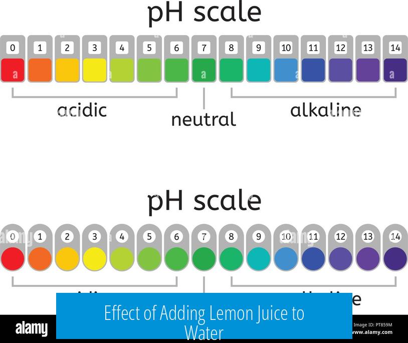 Effect of Adding Lemon Juice to Water