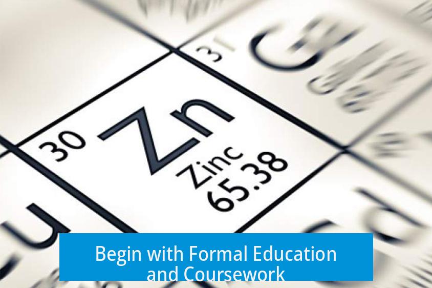 Begin with Formal Education and Coursework