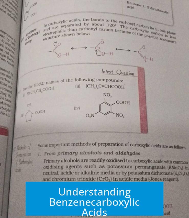 Understanding Benzenecarboxylic Acids
