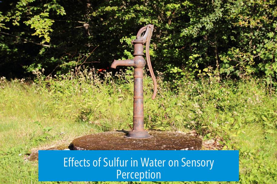 Effects of Sulfur in Water on Sensory Perception