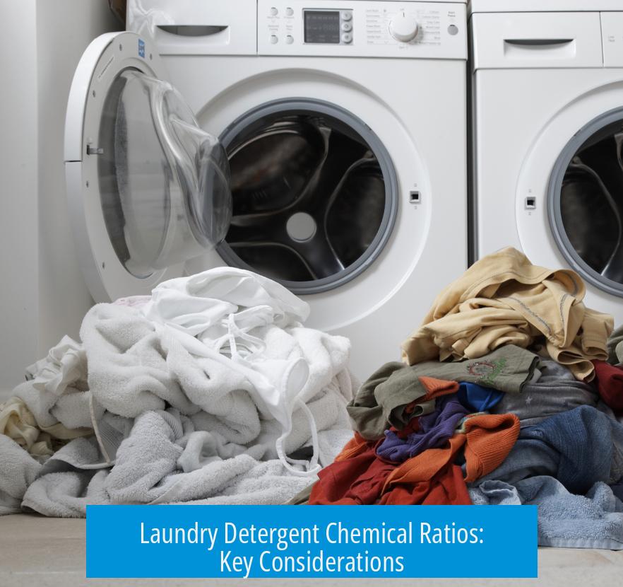 Laundry Detergent Chemical Ratios: Key Considerations