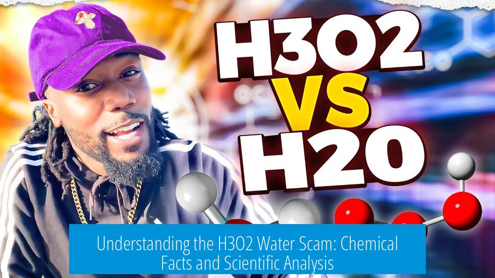 Understanding the H3O2 Water Scam: Chemical Facts and Scientific Analysis