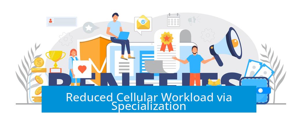 Reduced Cellular Workload via Specialization