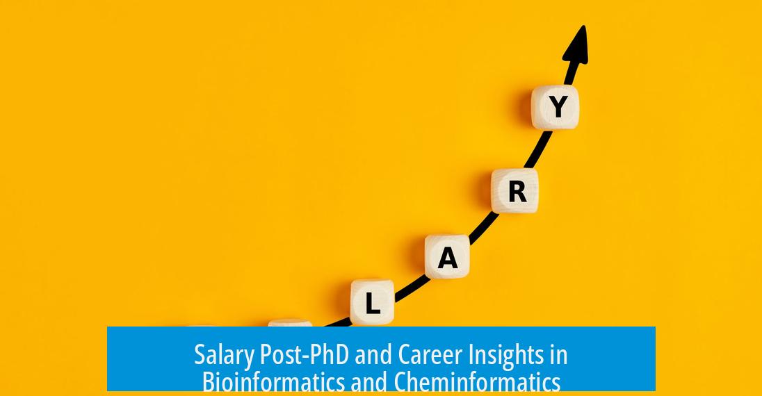 Salary Post-PhD and Career Insights in Bioinformatics and Cheminformatics