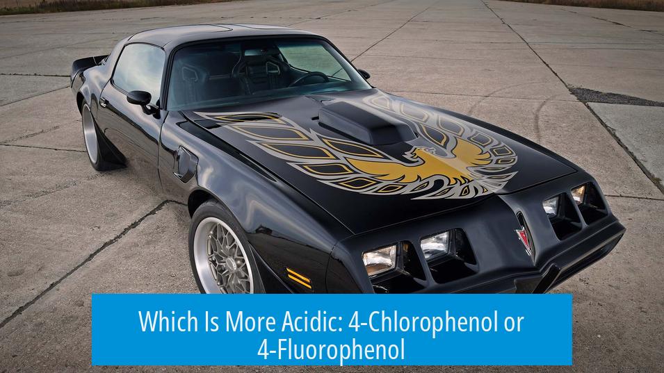 Which Is More Acidic: 4-Chlorophenol or 4-Fluorophenol?