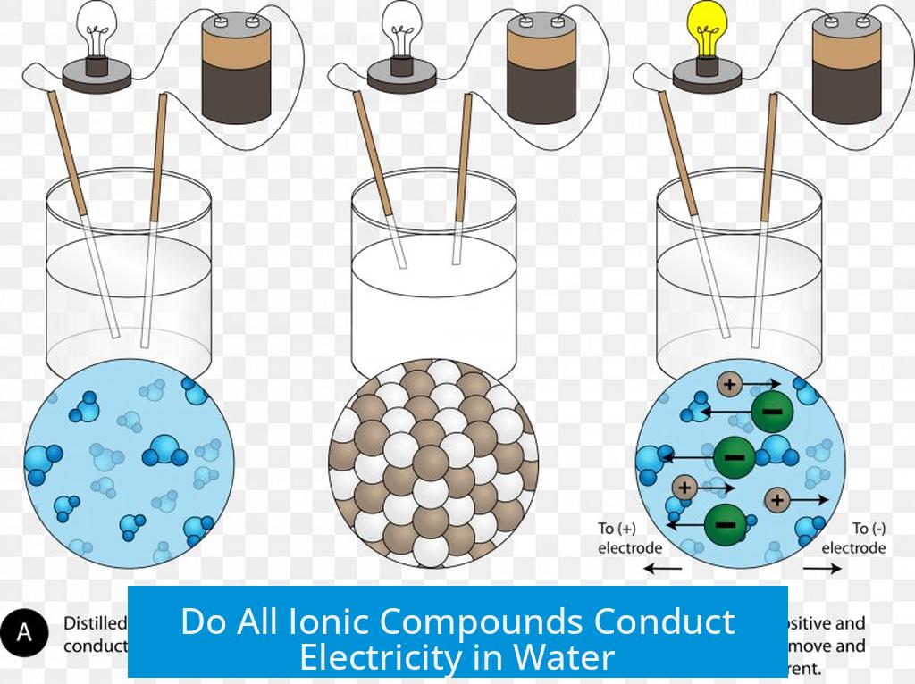 Do All Ionic Compounds Conduct Electricity in Water?