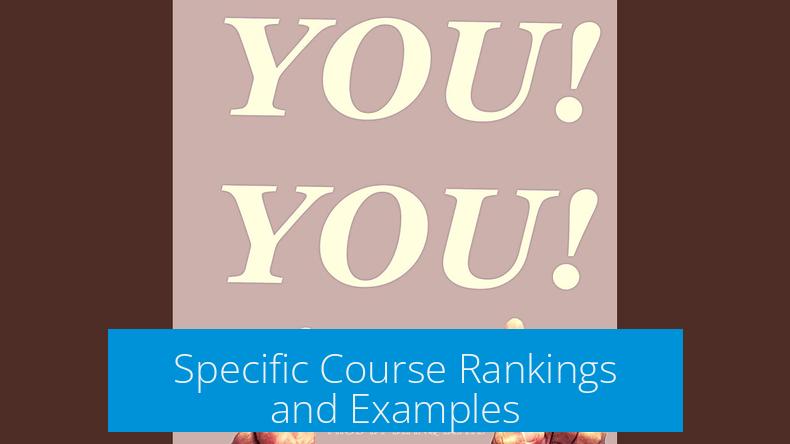 Specific Course Rankings and Examples