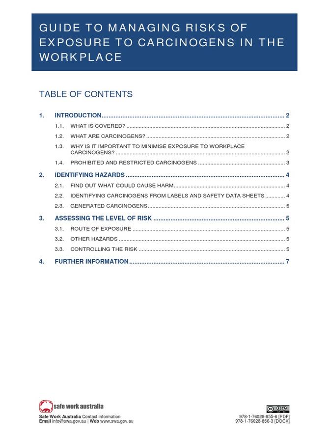 Chemical Exposure and Safe Practices