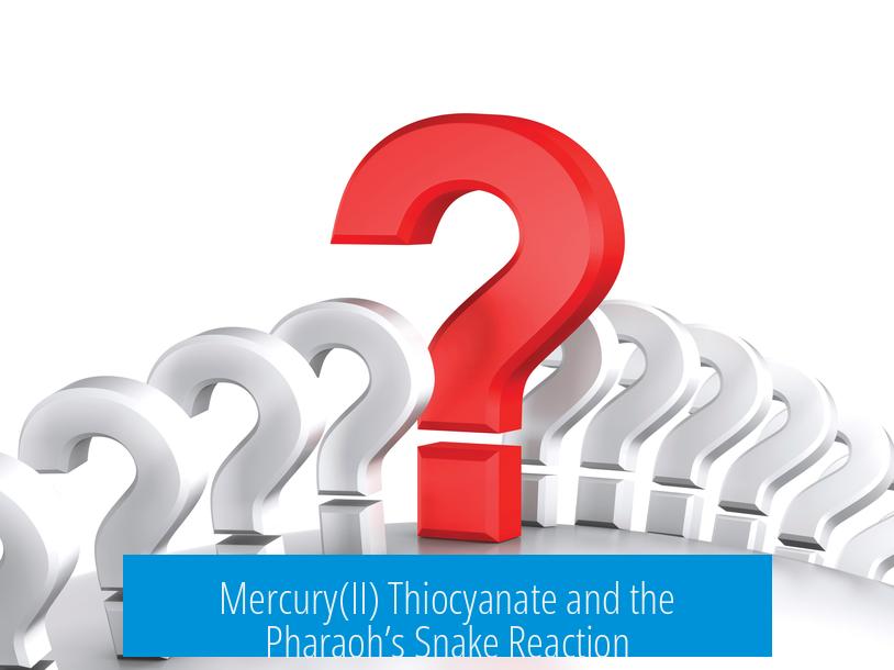 Mercury(II) Thiocyanate and the Pharaoh’s Snake Reaction