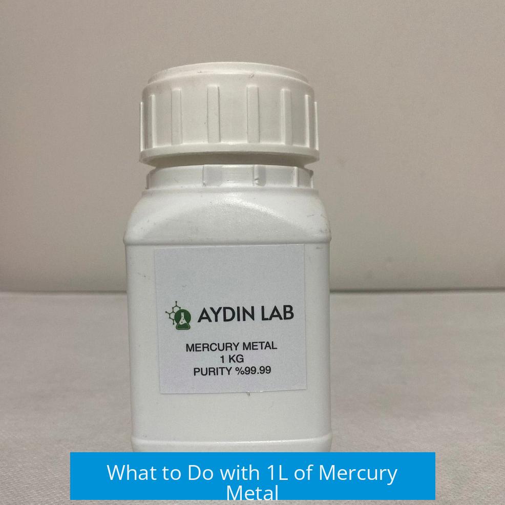 What to Do with 1L of Mercury Metal