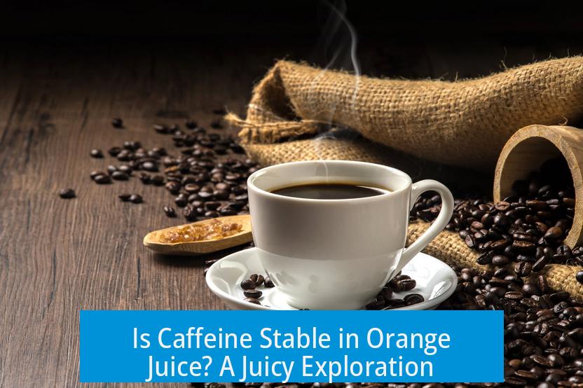 Is Caffeine Stable in Orange Juice? A Juicy Exploration