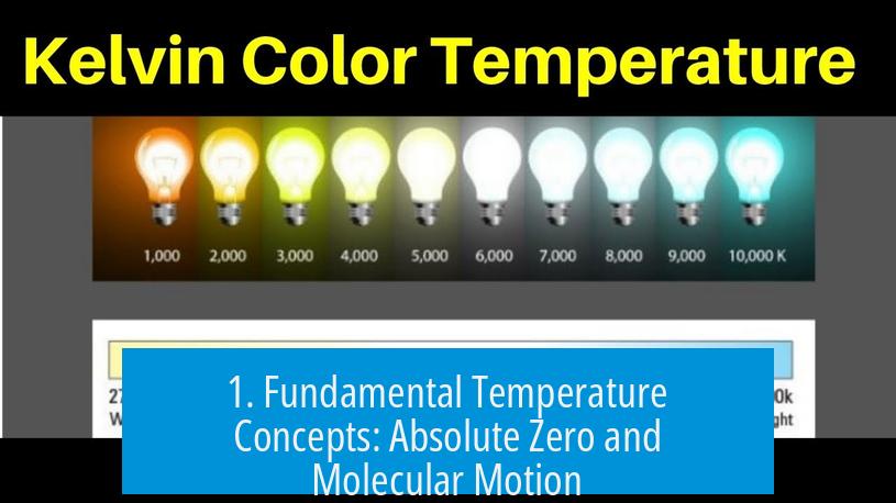 1. Fundamental Temperature Concepts: Absolute Zero and Molecular Motion