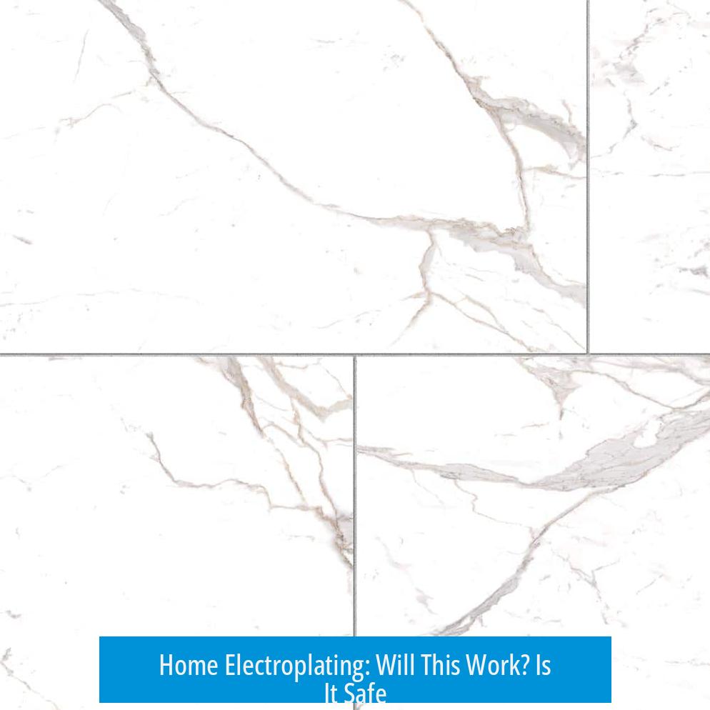 Home Electroplating: Will This Work? Is It Safe?