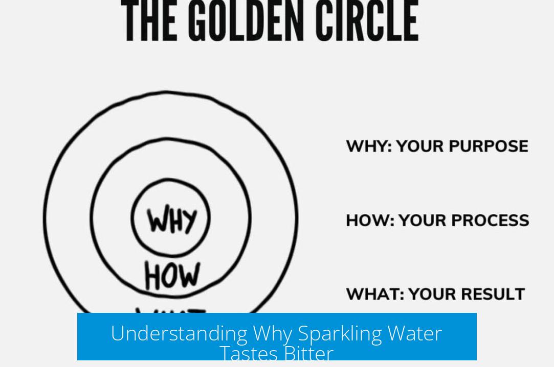 Understanding Why Sparkling Water Tastes Bitter