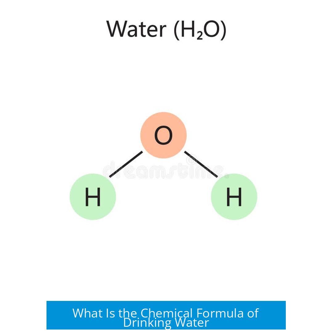 What Is the Chemical Formula of Drinking Water?