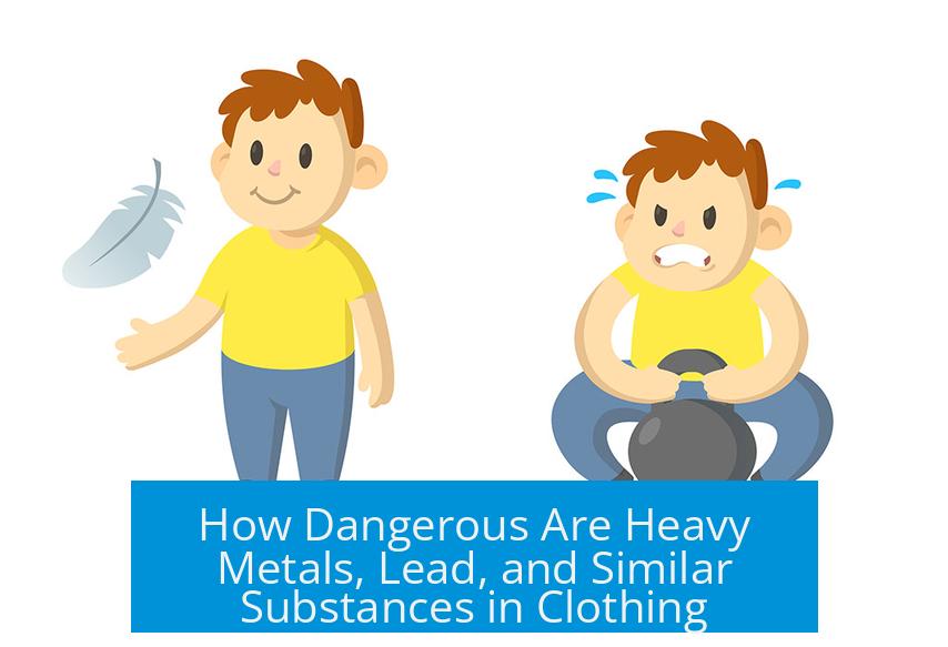 How Dangerous Are Heavy Metals, Lead, and Similar Substances in Clothing?