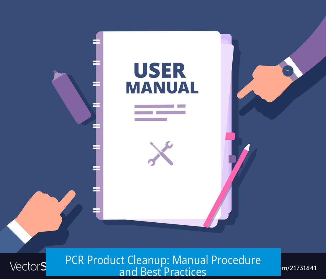 PCR Product Cleanup: Manual Procedure and Best Practices