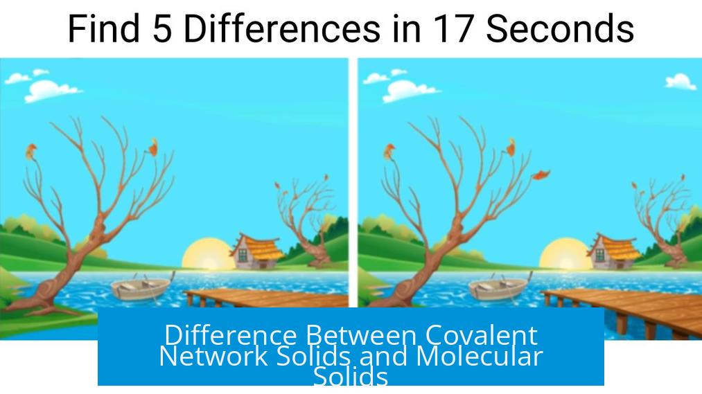 Difference Between Covalent Network Solids and Molecular Solids