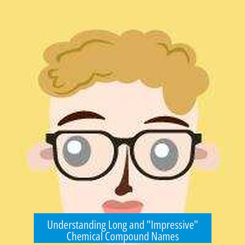 Understanding Long and "Impressive" Chemical Compound Names