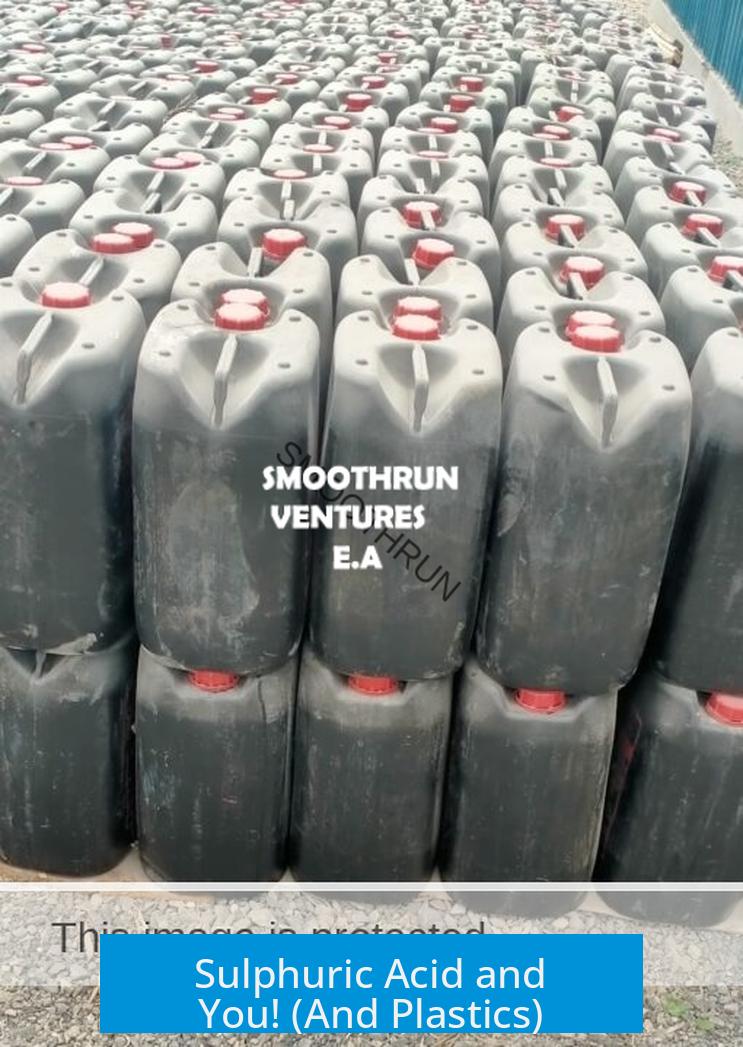 Sulphuric Acid and You! (And Plastics)