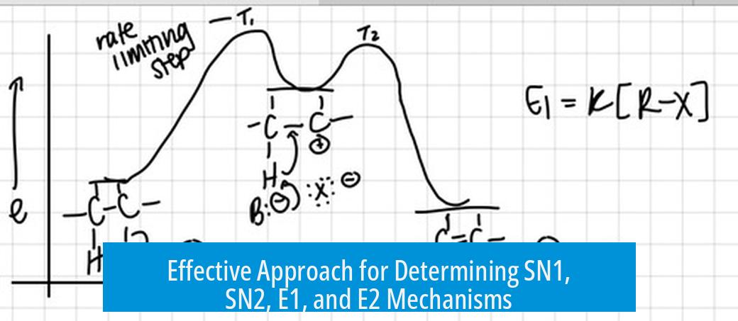 Effective Approach for Determining SN1, SN2, E1, and E2 Mechanisms