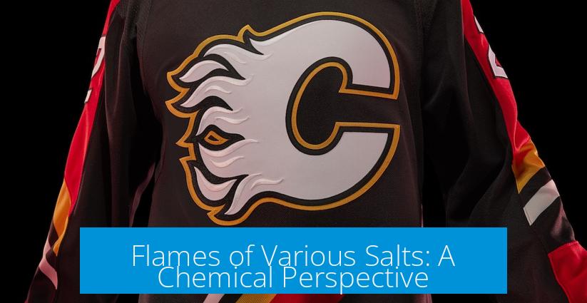 Flames of Various Salts: A Chemical Perspective
