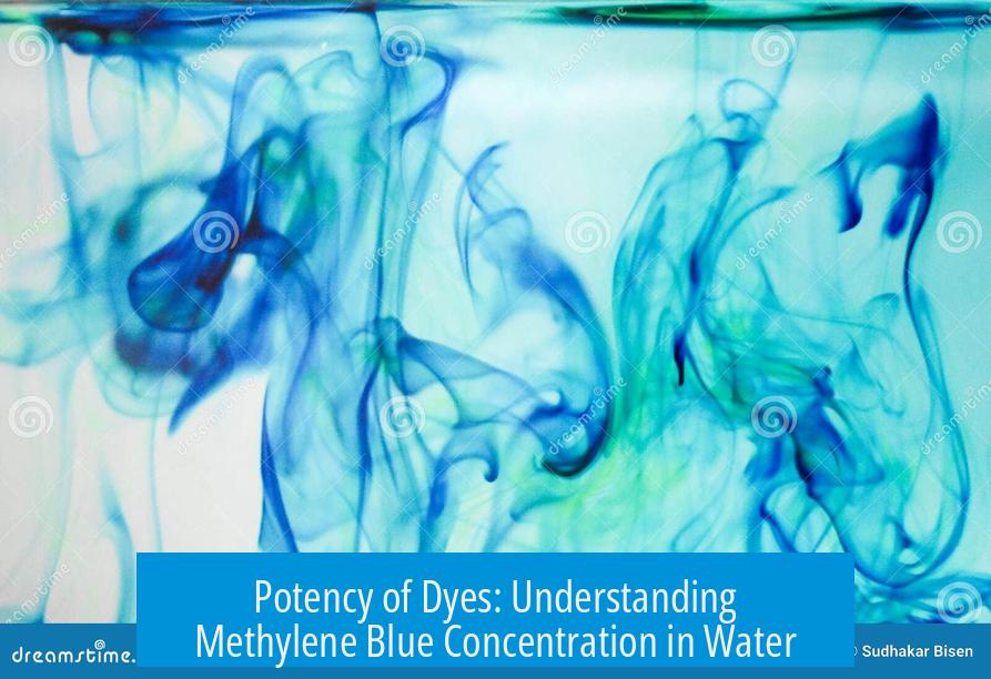 Potency of Dyes: Understanding Methylene Blue Concentration in Water