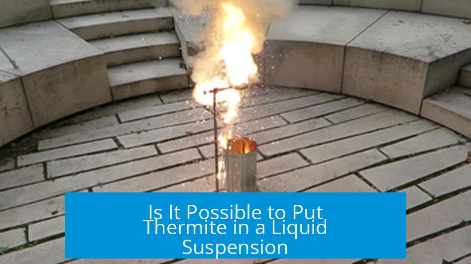 Is It Possible to Put Thermite in a Liquid Suspension?