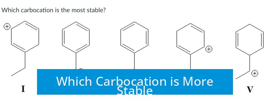 Which Carbocation is More Stable?