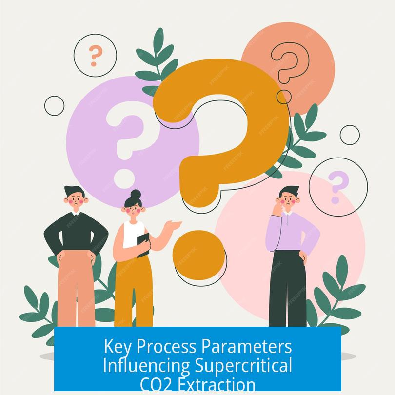 Key Process Parameters Influencing Supercritical CO2 Extraction