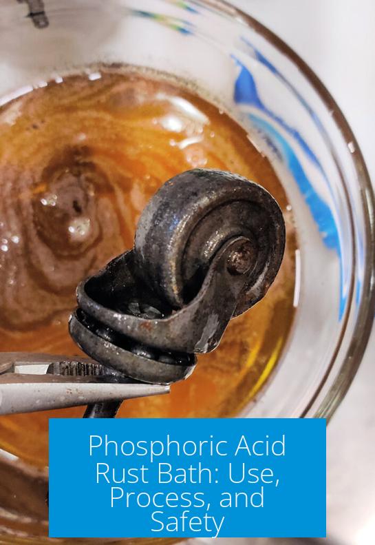Phosphoric Acid Rust Bath: Use, Process, and Safety