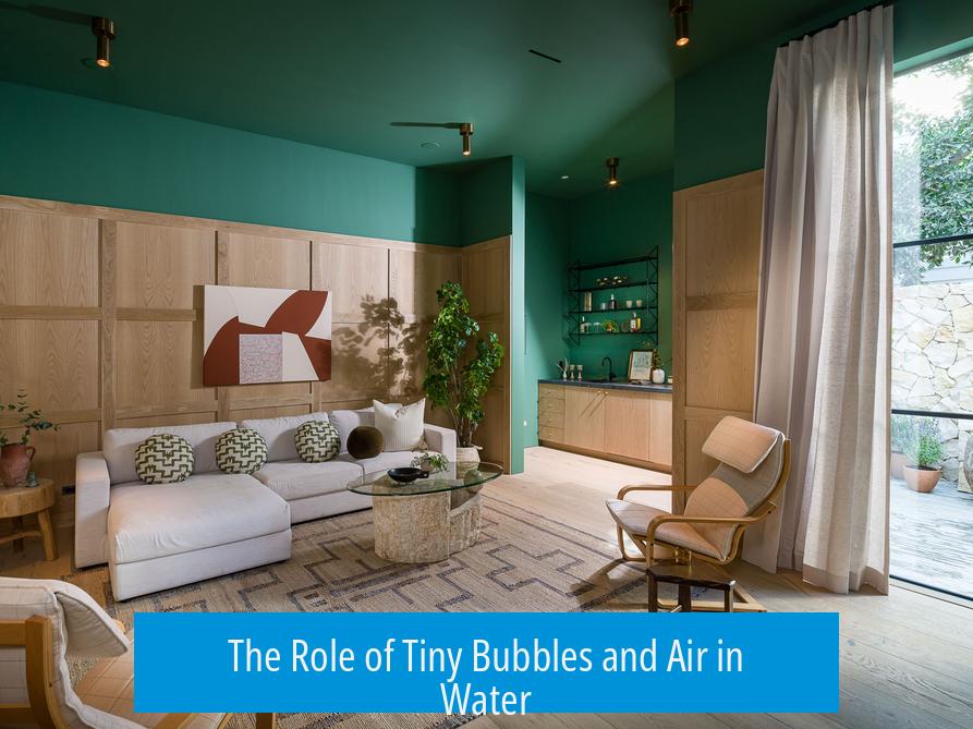 The Role of Tiny Bubbles and Air in Water