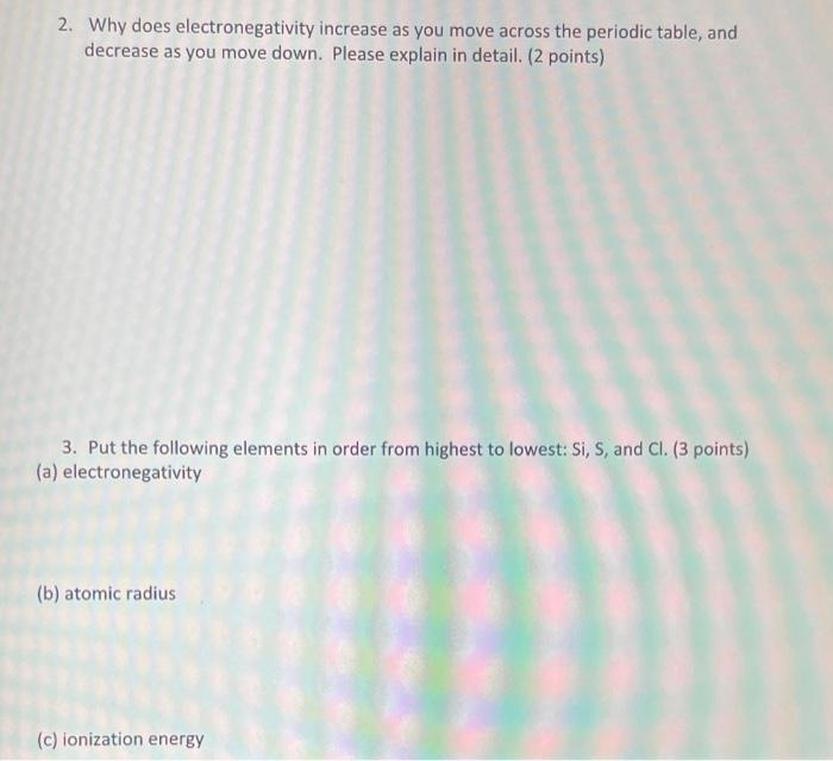 Effect of Electron Layers Down a Group