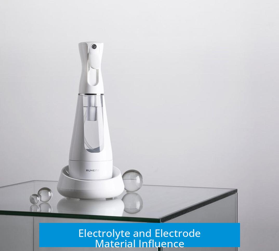 Electrolyte and Electrode Material Influence