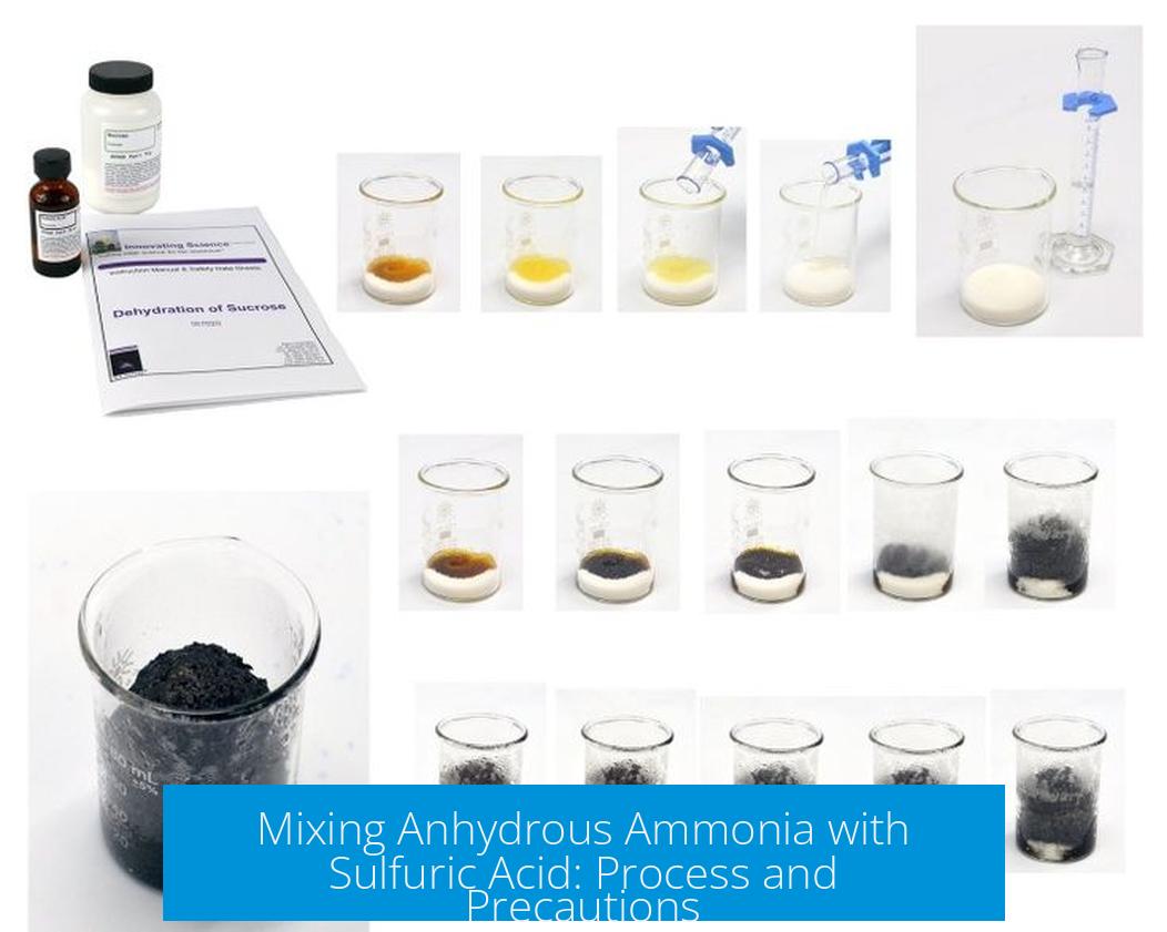Mixing Anhydrous Ammonia with Sulfuric Acid: Process and Precautions