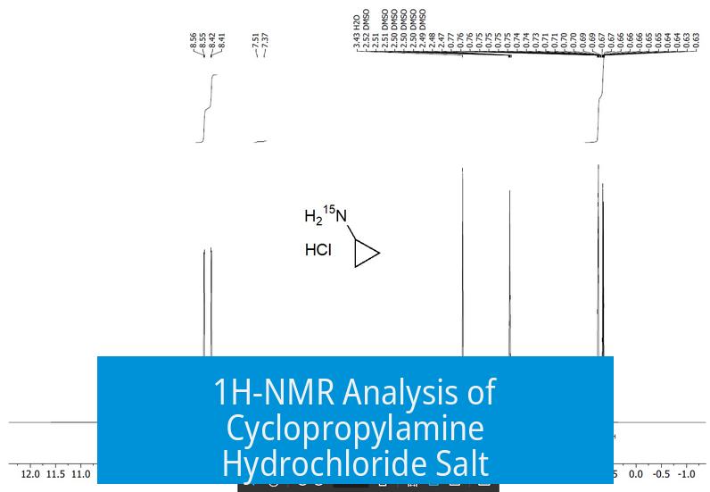 1H-NMR Analysis of Cyclopropylamine Hydrochloride Salt