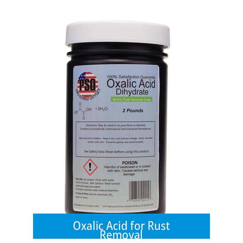 Oxalic Acid for Rust Removal