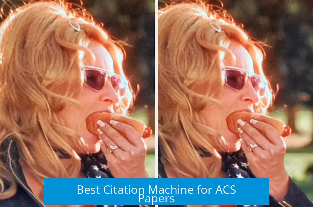 Best Citation Machine for ACS Papers