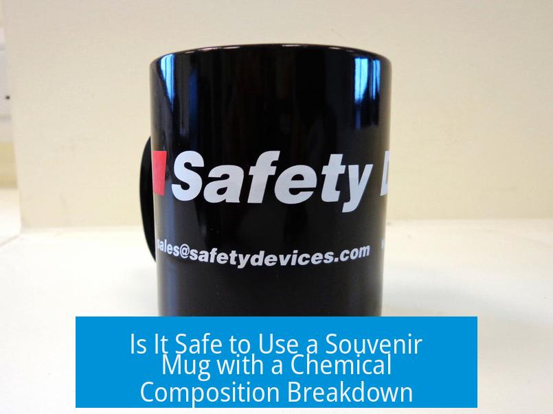 Is It Safe to Use a Souvenir Mug with a Chemical Composition Breakdown?