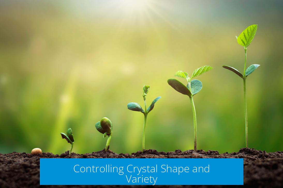 Controlling Crystal Shape and Variety